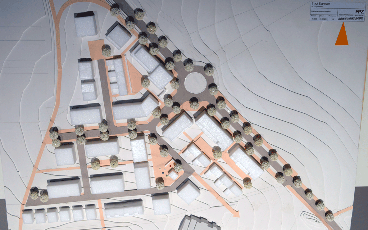 Gesamtmodell Maßstab 1:500