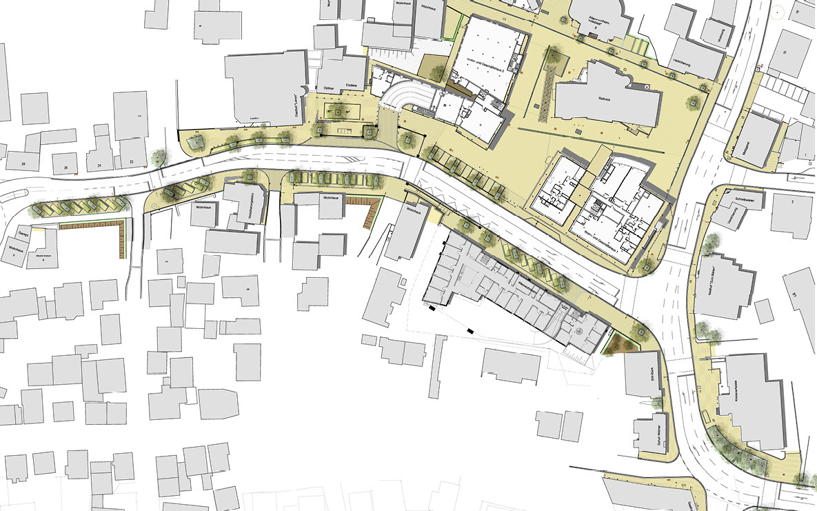 Neue Mitte Asperg, Übersichtsplan