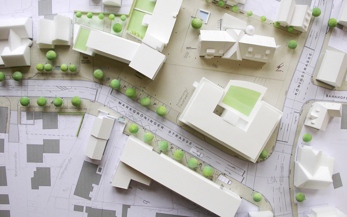 Neue Mitte Asperg, Modell