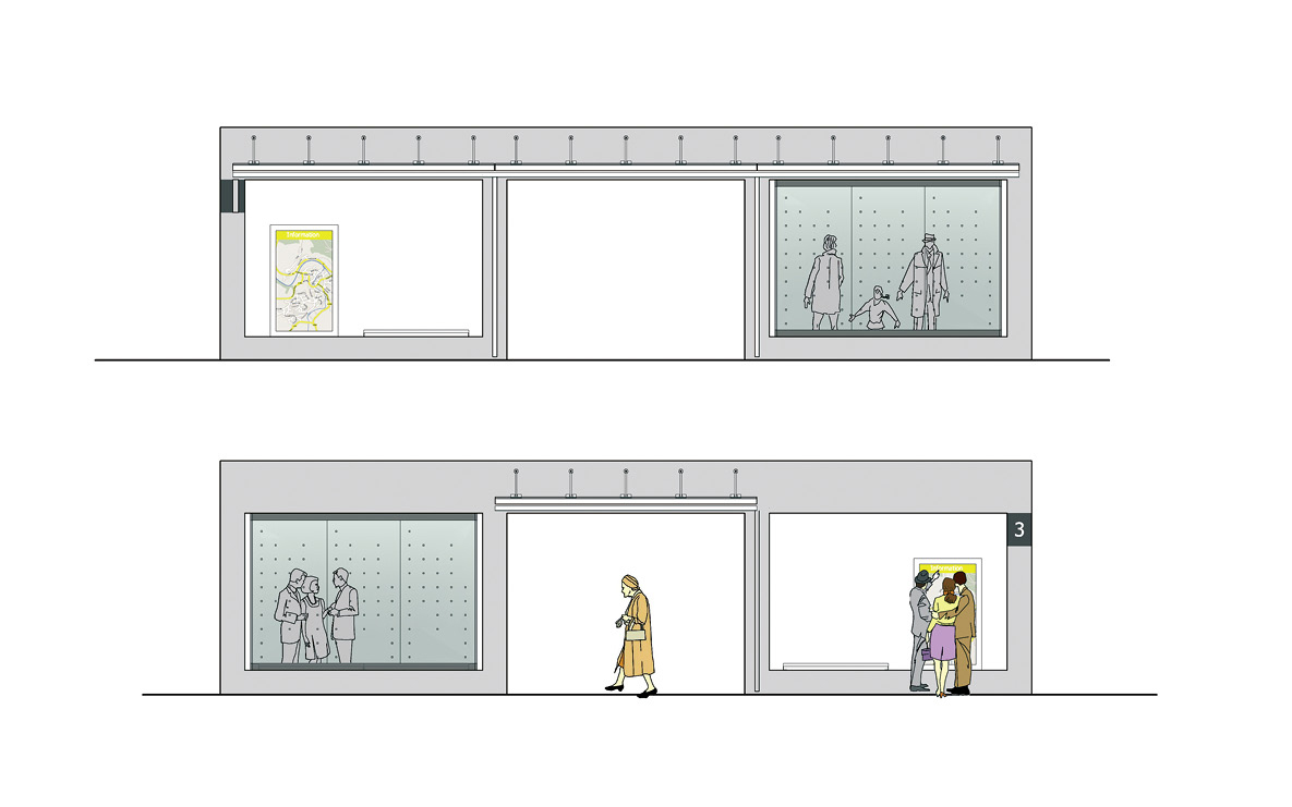 ZOB Abtsgmünd, Beschriftung