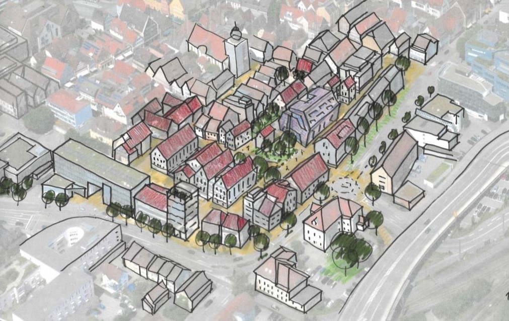 Räumliche Ideenskizze