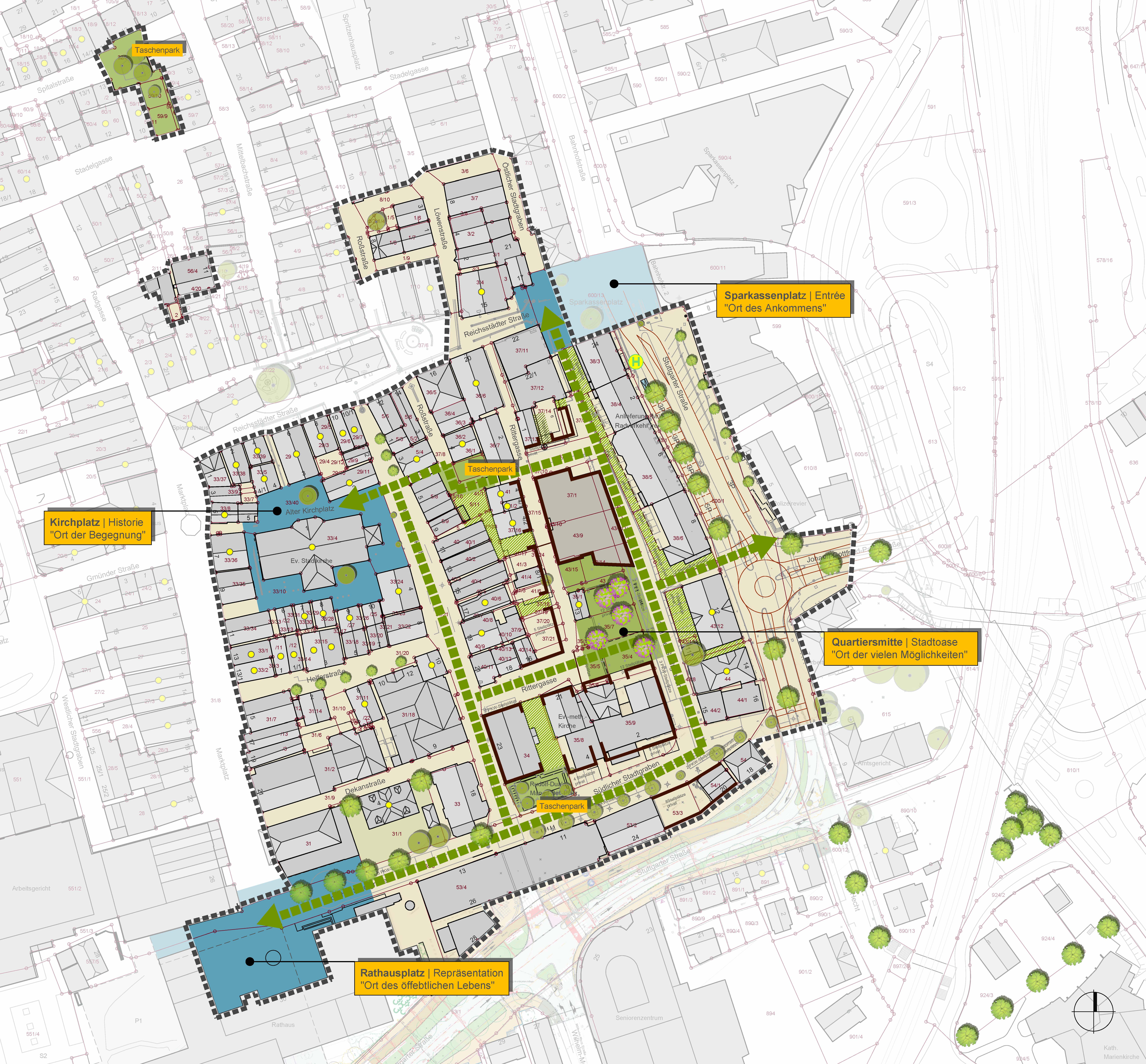 Neuordnungskonzept öffentlicher Raum