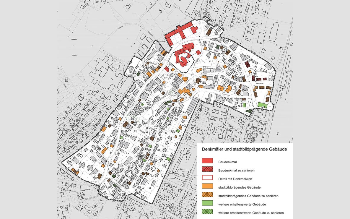 Denkmäler und stadtbildprägende Gebäude