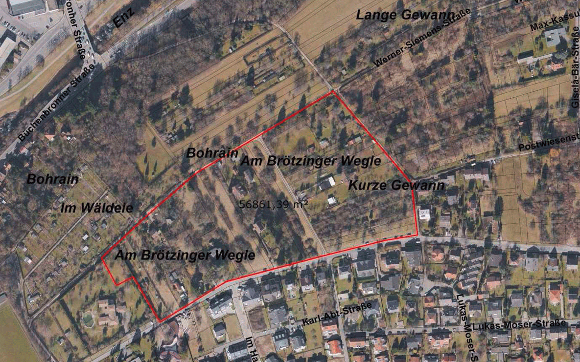 Luftbild Bestandssituation, o.M.