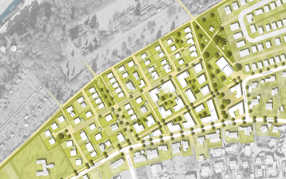 Lageplan Städtebaulicher Entwurf, o.M.