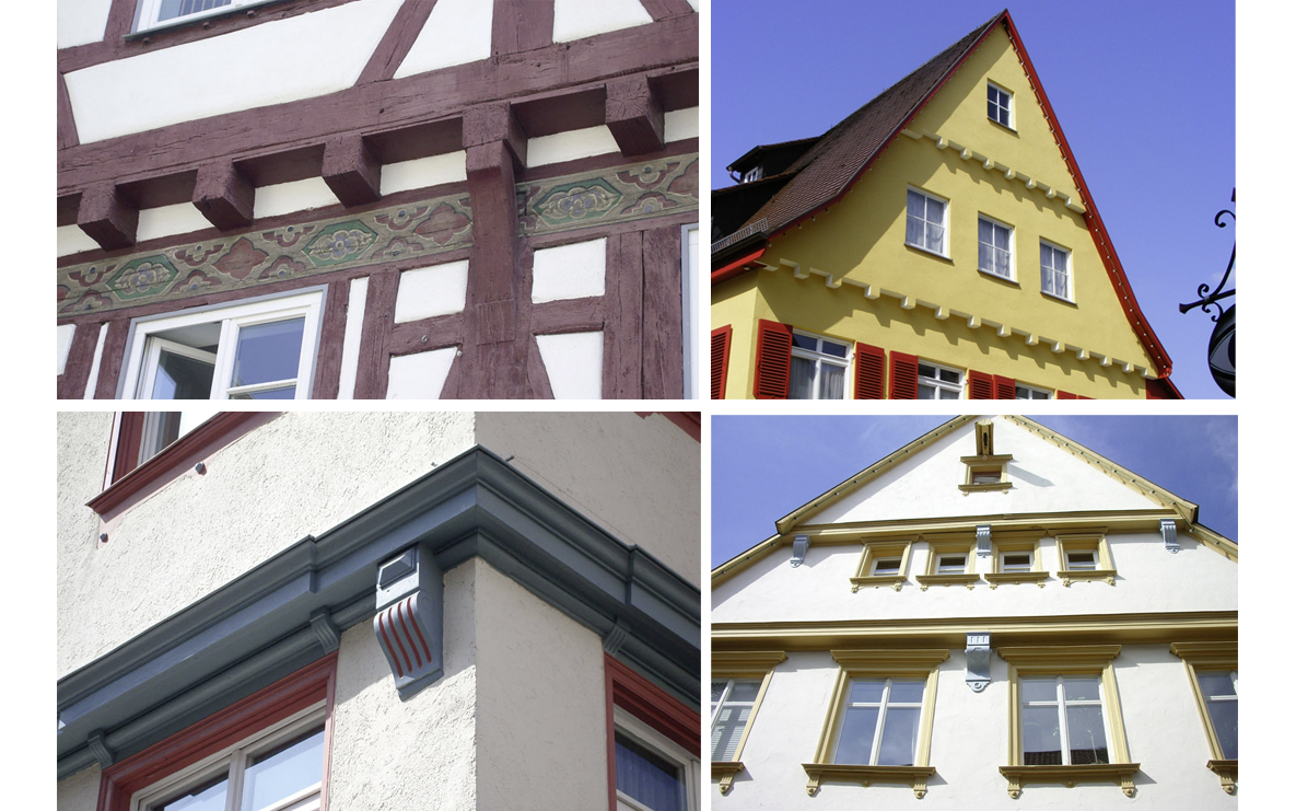 Marktplatz 17, Bürgerturmstraße 17, Hindenburgstraße 8, Gymnasiumstraße 24