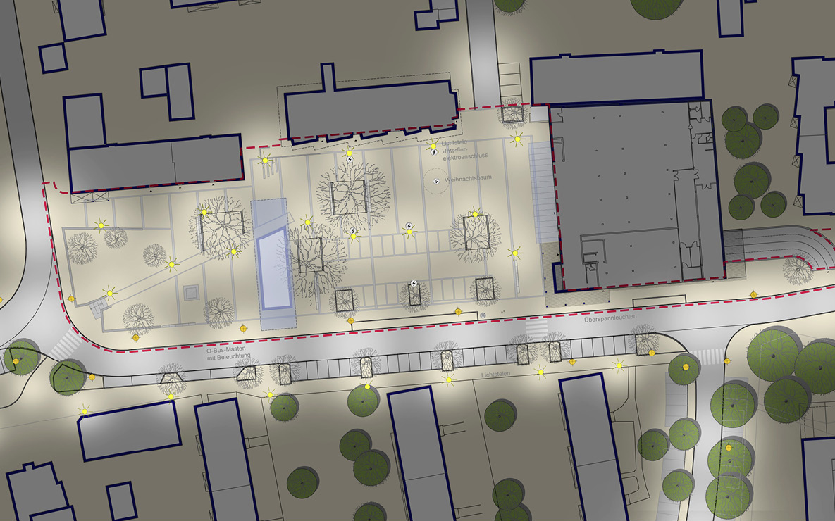 Zollernplatz Esslingen, Beleuchtung