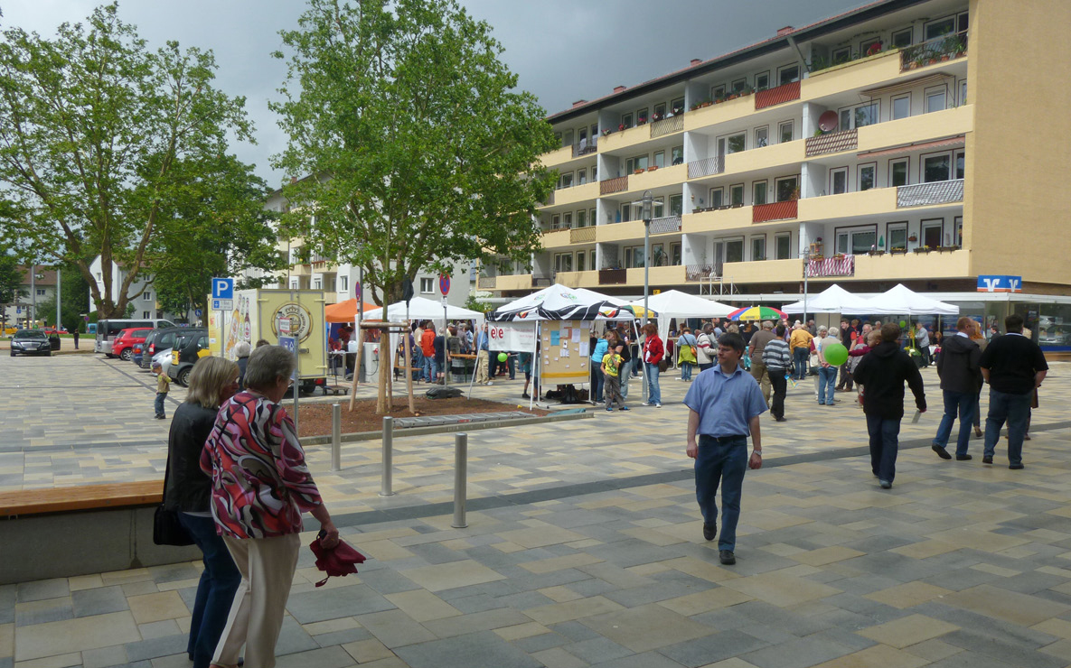 Zollernplatz Esslingen, Ansicht