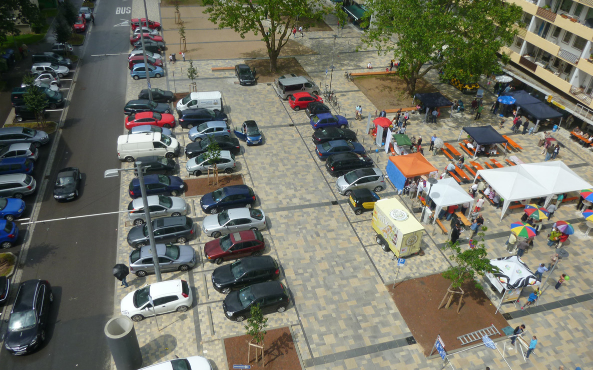 Zollernplatz Esslingen, Ansicht