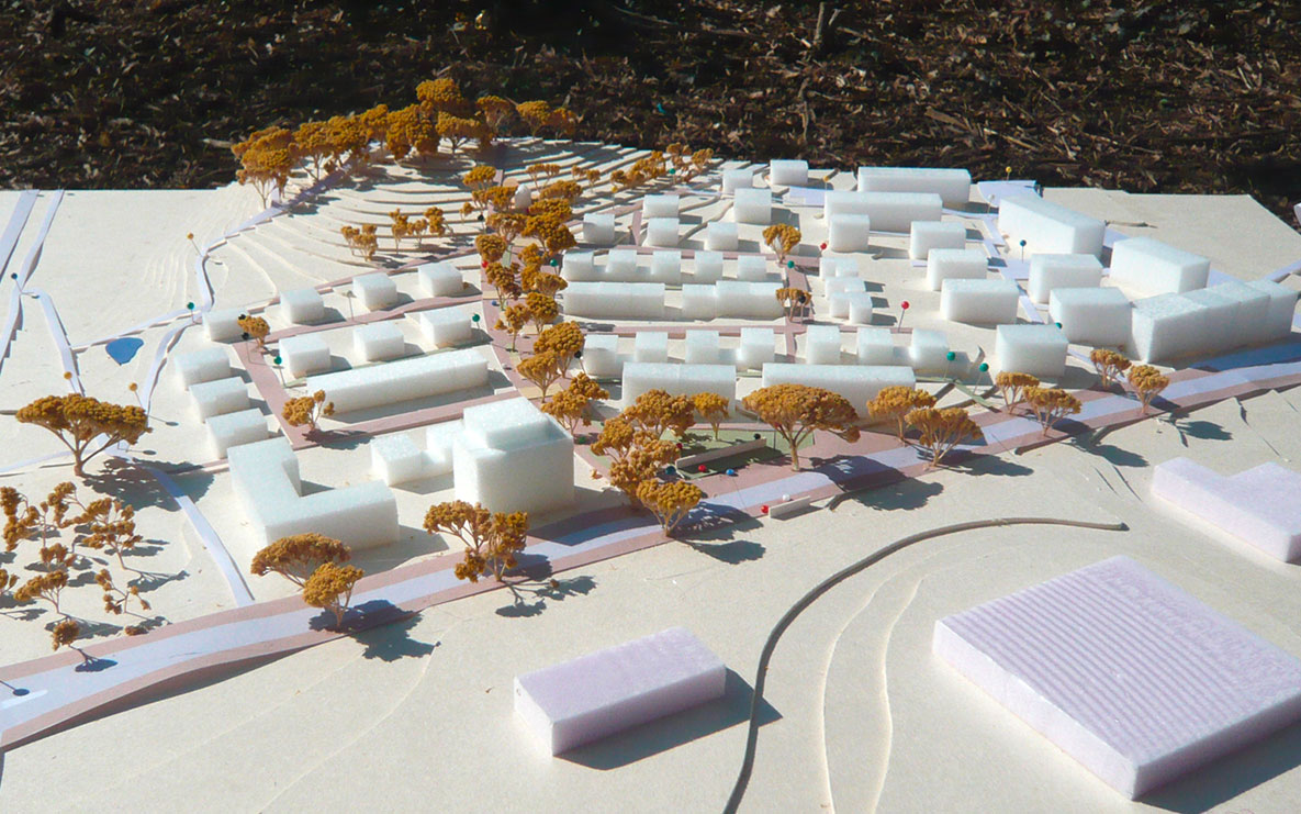 Modellfoto: Ansicht von Norden